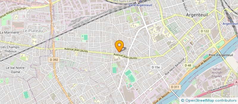 localisation de l'entreprise MONSIEUR YASSINE ZRIRAK  ARGENTEUIL