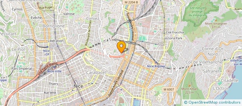 localisation de l'entreprise MONSIEUR YASSINE ZUINE à NICE