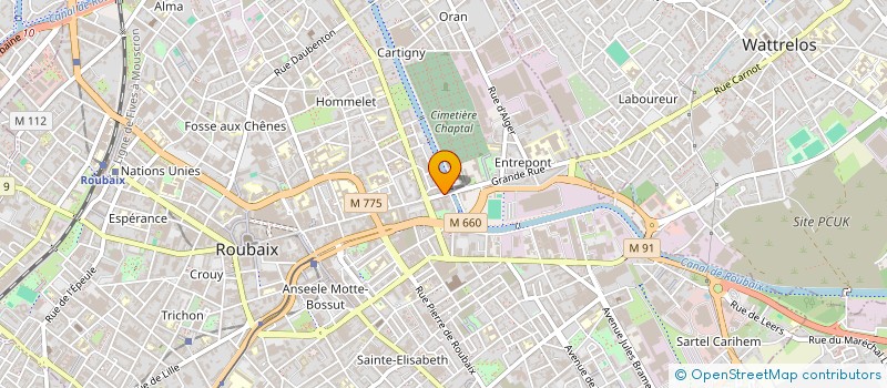 localisation de l'entreprise MONSIEUR YASSIR ASSERDA  ROUBAIX