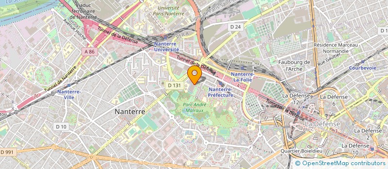 localisation de l'entreprise MONSIEUR YASSIR BOUCHAN à NANTERRE