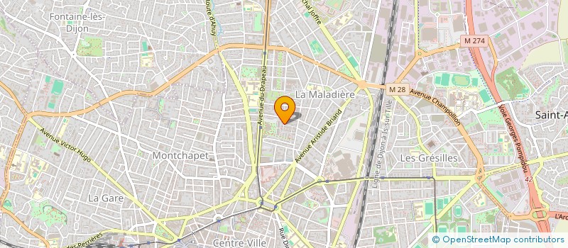 localisation de l'entreprise MONSIEUR YASSIR CHMALI  DIJON