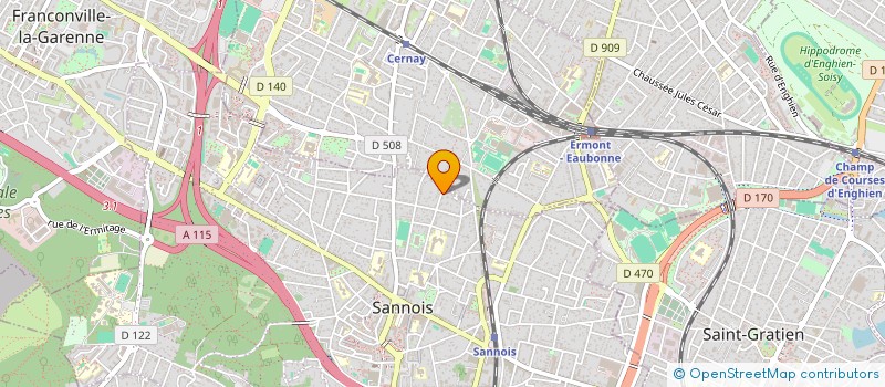 localisation de l'entreprise MONSIEUR YASSIR DRIF  SANNOIS