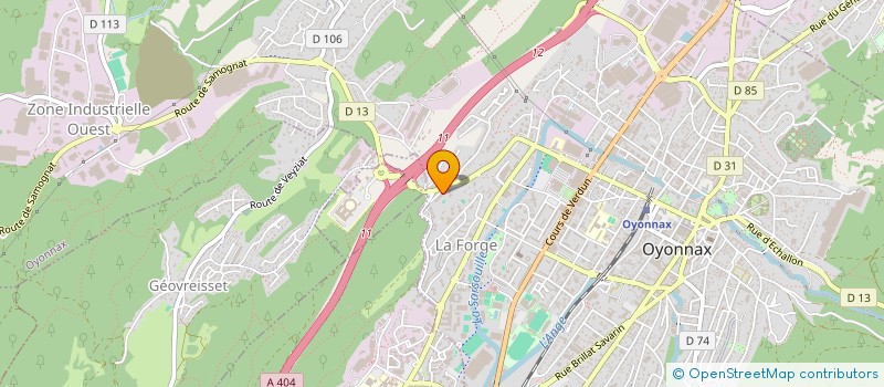 localisation de l'entreprise MONSIEUR YASSIR EL ABBOUNI à OYONNAX