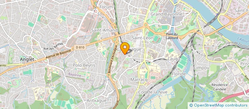 localisation de l'entreprise MONSIEUR YASSIR EL HAJJAMI RAHMOUNI  BAYONNE