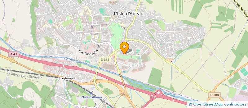 localisation de l'entreprise MONSIEUR YASSIR LAKHMIDI  L'ISLE-D'ABEAU