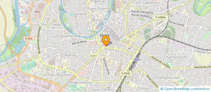 localisation de l'entreprise MONSIEUR YASSIR YEBBA  NIORT