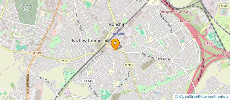 localisation de l'entreprise MONSIEUR YASSIR ZOUGGARET  RONCHIN