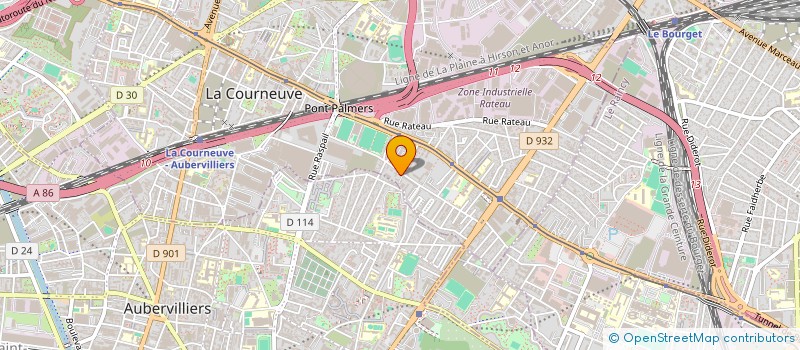 localisation de l'entreprise MONSIEUR YASSIRE LAMY à LA COURNEUVE