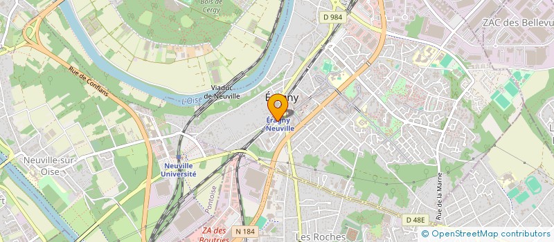 localisation de l'entreprise MONSIEUR YASYN EL MAHROUG  ERAGNY