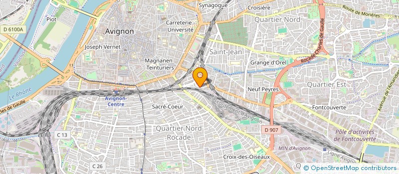 localisation de l'entreprise MONSIEUR YAVUZ OZOGLU  AVIGNON