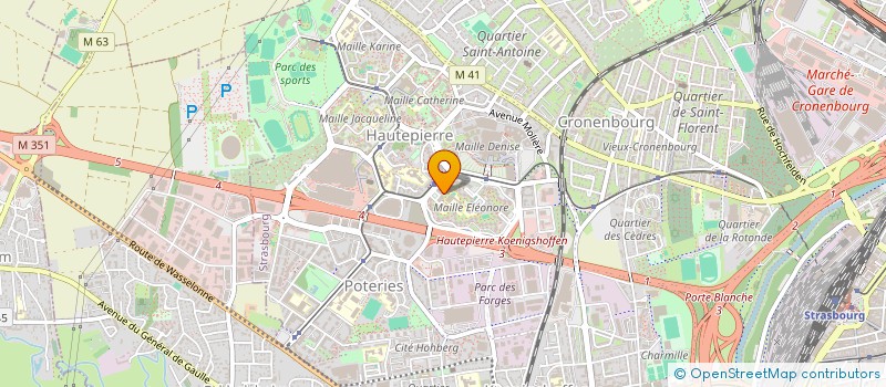 localisation de l'entreprise MONSIEUR YAVUZ SAHIN à STRASBOURG