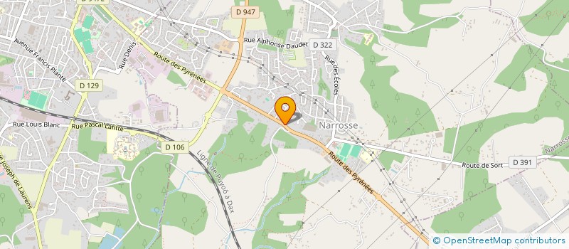 localisation de l'entreprise MONSIEUR YAVUZ TAS  NARROSSE