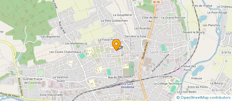 localisation de l'entreprise MONSIEUR YAVUZ YANMAZ  VENDOME