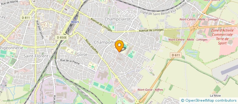 localisation de l'entreprise MONSIEUR YAWOVI SEDDOH à NIORT