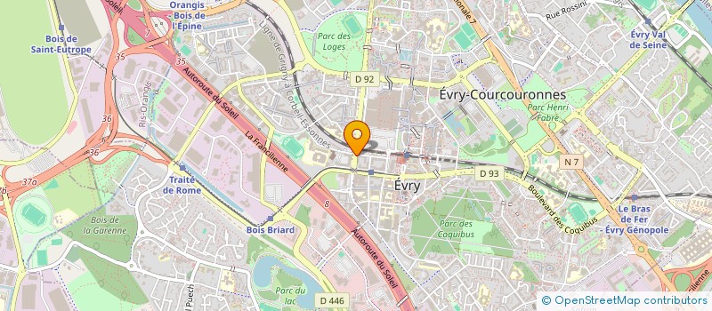 localisation de l'entreprise MONSIEUR YAYA ABDUL DIAW à EVRY-COURCOURONNES