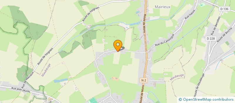 localisation de l'entreprise MONSIEUR YAYA AMER OUALI  MAUBEUGE