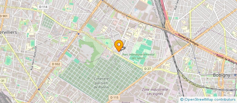 localisation de l'entreprise MONSIEUR YAYA BA  BOBIGNY