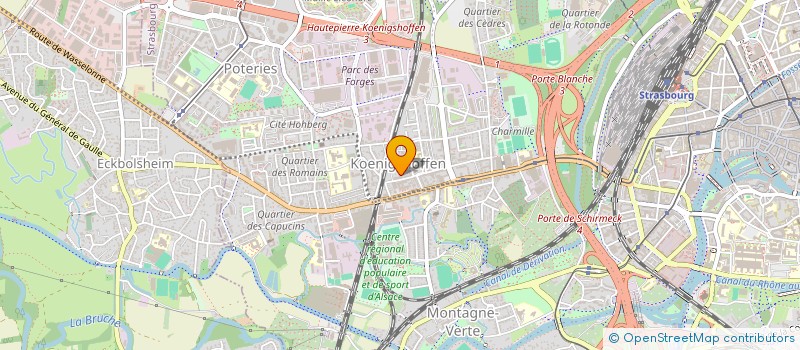 localisation de l'entreprise MONSIEUR YAYA CAMARA à STRASBOURG