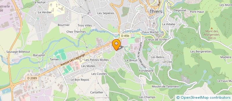 localisation de l'entreprise MONSIEUR YAYA CAMARA  THIERS