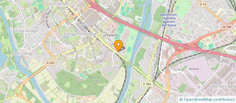 localisation de l'entreprise MONSIEUR YAYA CAMARA  PONTOISE