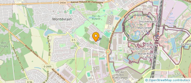 localisation de l'entreprise MONSIEUR YAYA DIAKITE  MONTEVRAIN