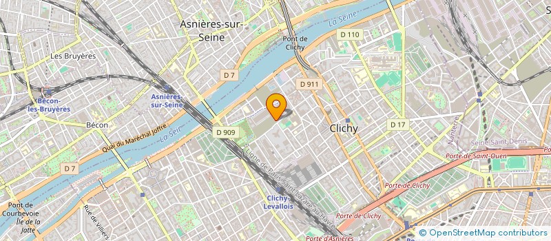 localisation de l'entreprise MONSIEUR YAYA DIALLO à CLICHY
