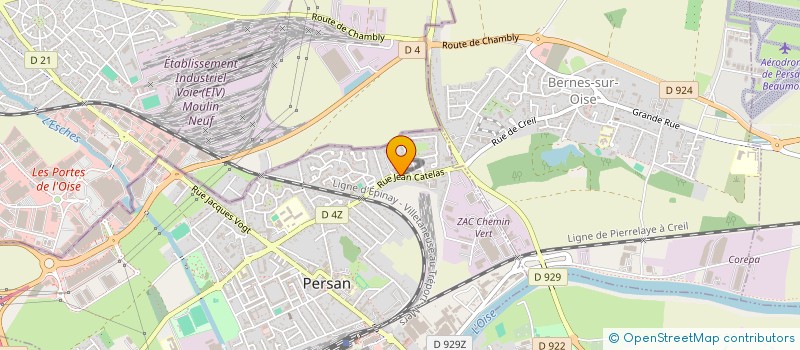 localisation de l'entreprise MONSIEUR YAYA DIARRASSOUBA  PERSAN