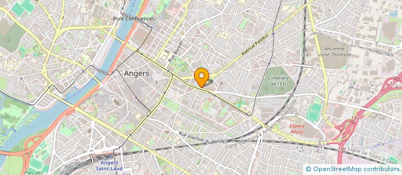 localisation de l'entreprise MONSIEUR YAYA DIARRASSOUBA à ANGERS