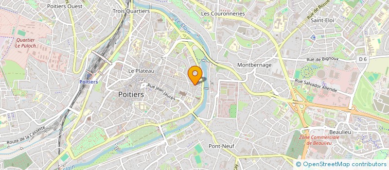 localisation de l'entreprise MONSIEUR YAYA KAMARA  POITIERS