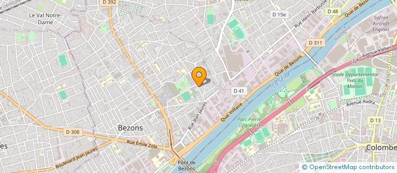 localisation de l'entreprise MONSIEUR YAYA KONE  BEZONS