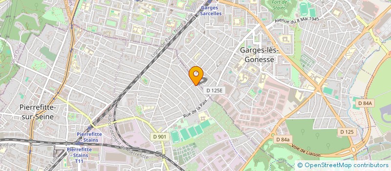 localisation de l'entreprise MONSIEUR YAYA KONE à STAINS