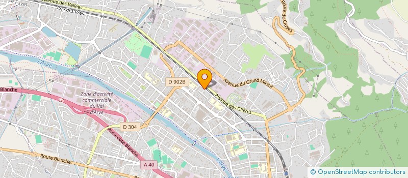 localisation de l'entreprise MONSIEUR YAYA KOUROUMA  CLUSES