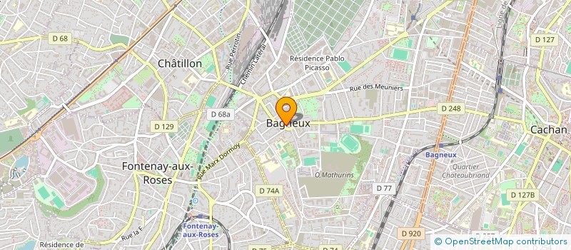 localisation de l'entreprise MONSIEUR YAYA MEITE à BAGNEUX