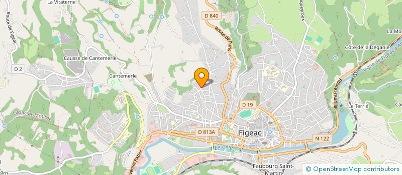 localisation de l'entreprise MONSIEUR YAYA MOULIDA  FIGEAC