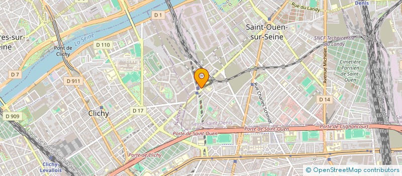 localisation de l'entreprise MONSIEUR YAYA NIARE à SAINT-OUEN-SUR-SEINE