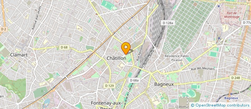 localisation de l'entreprise MONSIEUR YAYA SAMAKASSI à CHATILLON