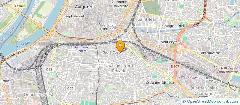 localisation de l'entreprise MONSIEUR YAYA SANGARE  AVIGNON