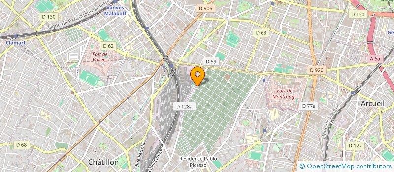 localisation de l'entreprise MONSIEUR YAYA SANOGO  CHATILLON