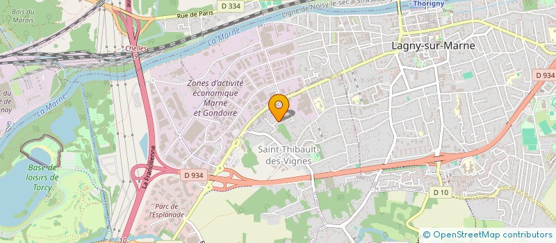 localisation de l'entreprise MONSIEUR YAYA SYLLA  THORIGNY-SUR-MARNE