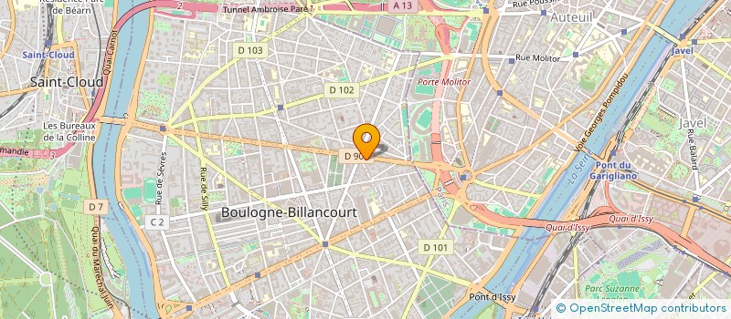 localisation de l'entreprise MONSIEUR YAYA TOURE à BOULOGNE-BILLANCOURT