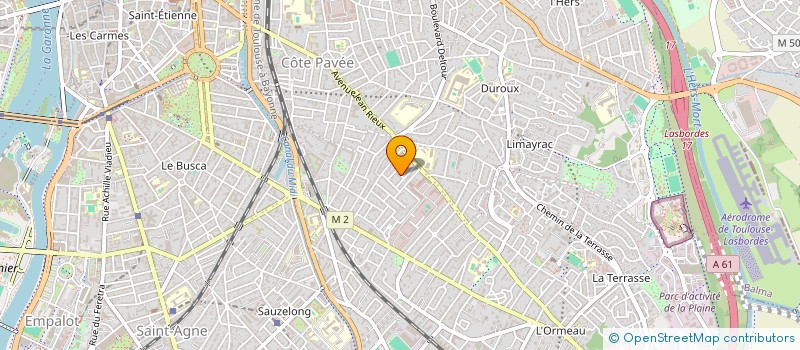 localisation de l'entreprise MONSIEUR YAZID ABDERRAHMANI  TOULOUSE