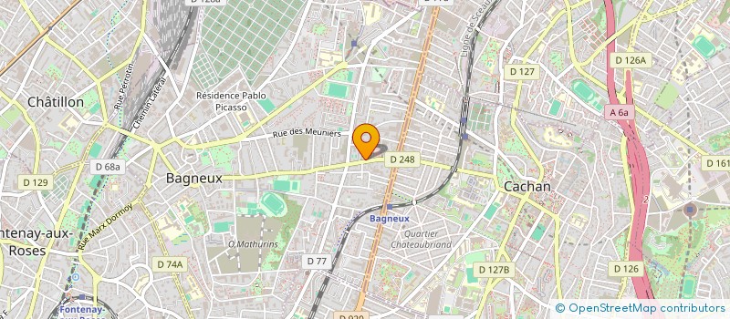 localisation de l'entreprise MONSIEUR YAZID ACHOUR à BAGNEUX