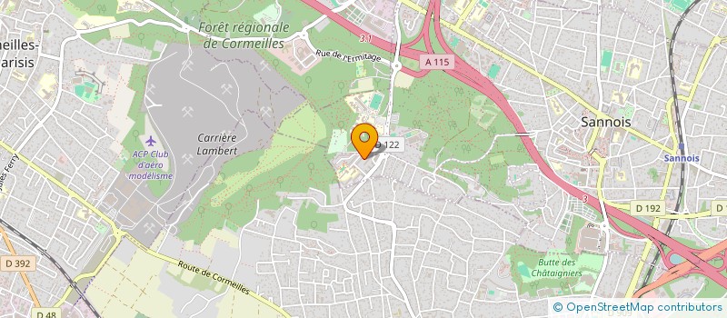 localisation de l'entreprise MONSIEUR YAZID AMROUNE  SANNOIS