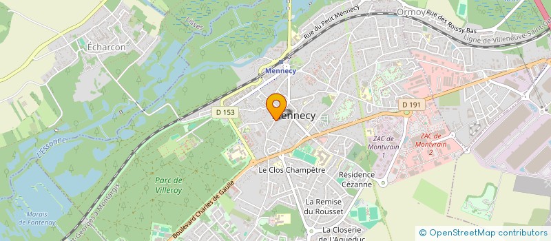 localisation de l'entreprise MONSIEUR YAZID ASSAM  MENNECY