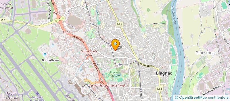 localisation de l'entreprise MONSIEUR YAZID BELAGGOUN à BLAGNAC