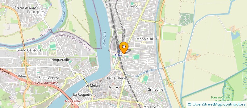 localisation de l'entreprise MONSIEUR YAZID BELHADI  ARLES