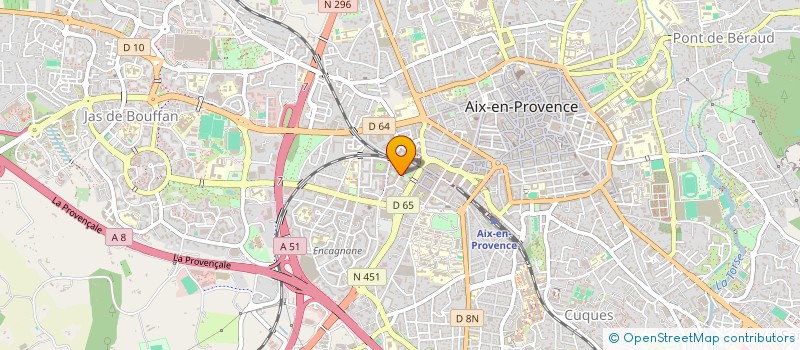 localisation de l'entreprise MONSIEUR YAZID BENRADOUANE à AIX-EN-PROVENCE