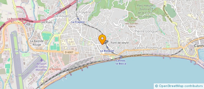 localisation de l'entreprise MONSIEUR YAZID BOULTIF à CANNES