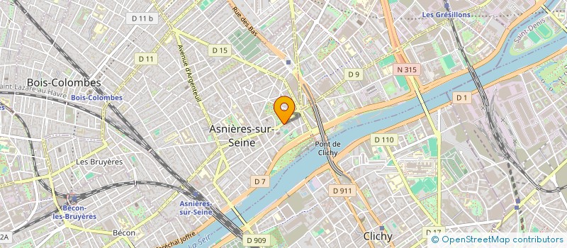 localisation de l'entreprise MONSIEUR YAZID BOURENANE à ASNIERES-SUR-SEINE