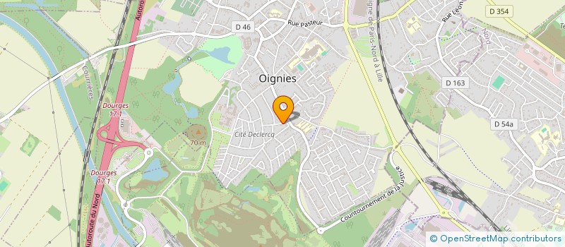 localisation de l'entreprise MONSIEUR YAZID CHAIB  OIGNIES